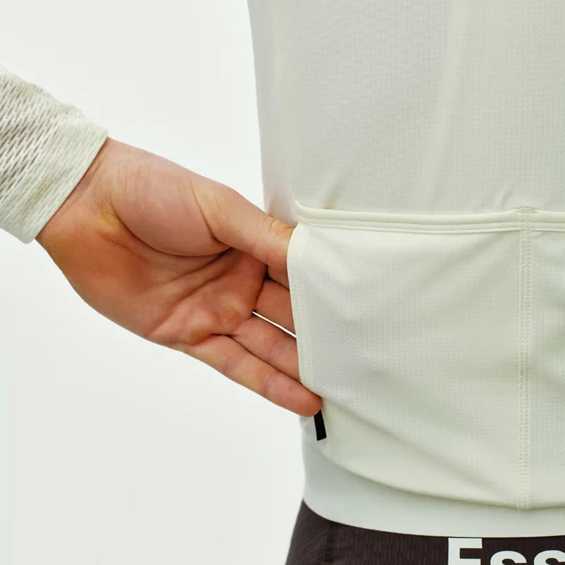 Maglia maniche lunghe Pas Normal Studios Essential Light - Bianco