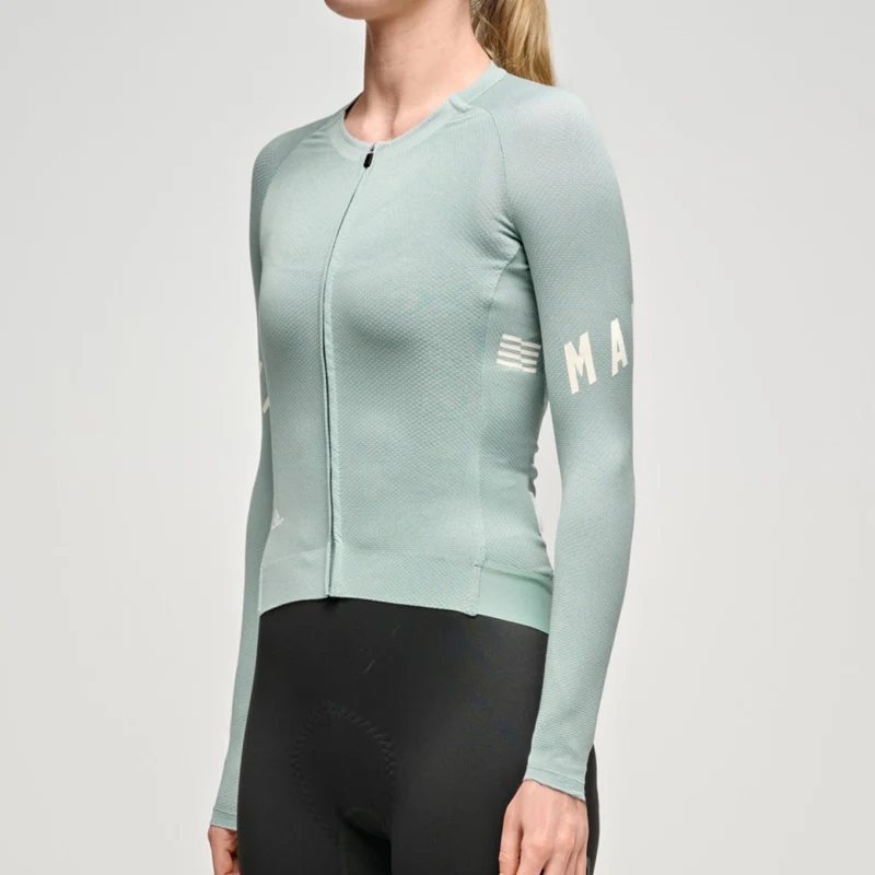 Maglia donna maniche lunghe Maap Aeon - Verde