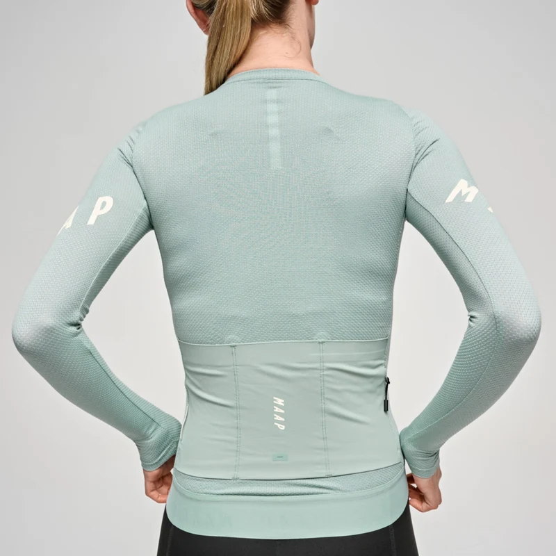 Maglia donna maniche lunghe Maap Aeon - Verde