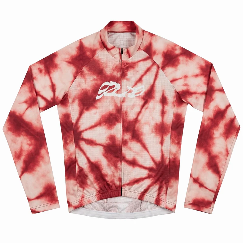 Maglia maniche lunghe 92Lab Factory Tye - Rosso
