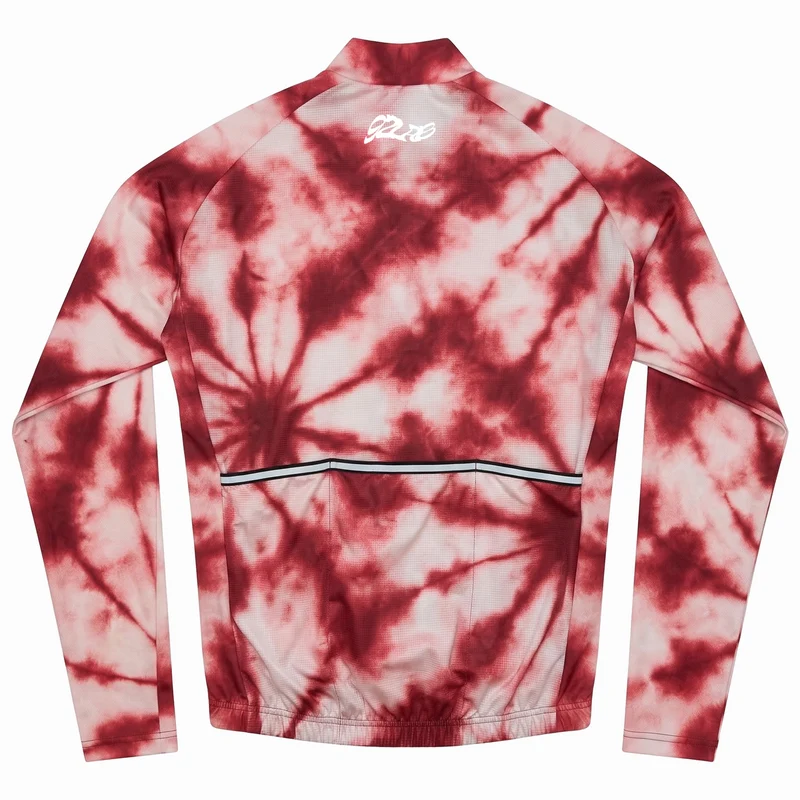 Maglia maniche lunghe 92Lab Factory Tye - Rosso