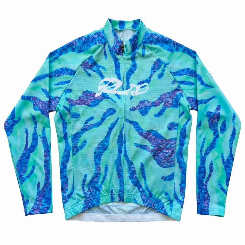 Maglia maniche lunghe 92Lab Factory Flame - Azzurro