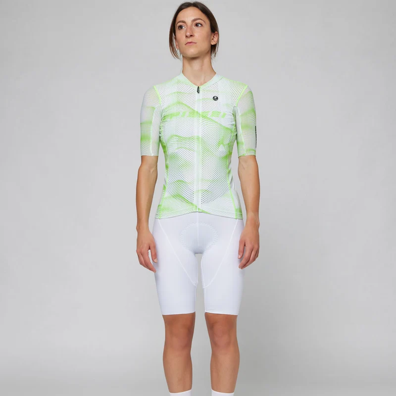 Maglia donna Pissei Sanremo - Bianco verde