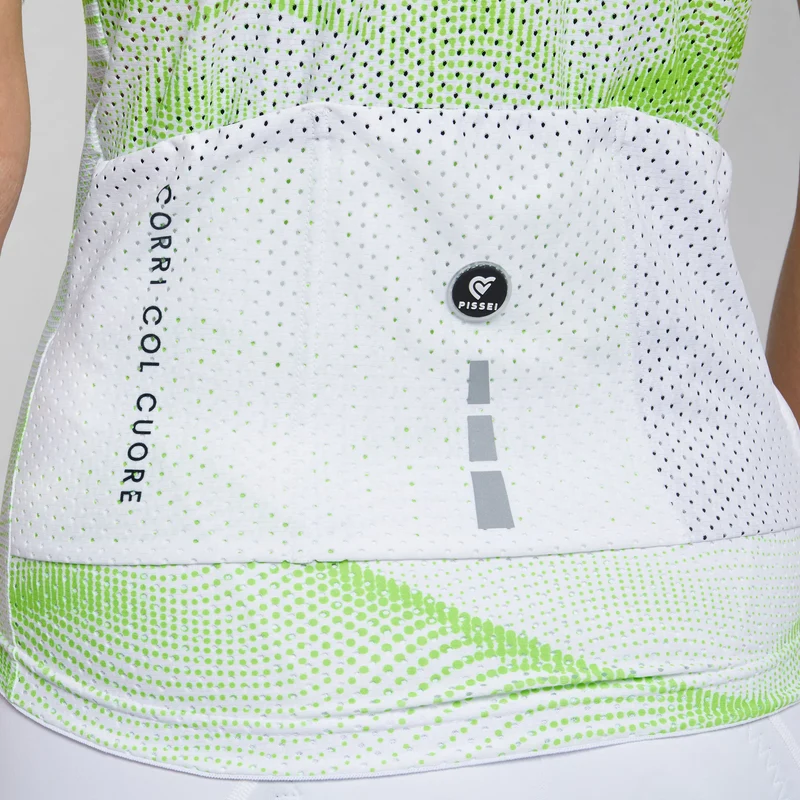 Maglia donna Pissei Sanremo - Bianco verde