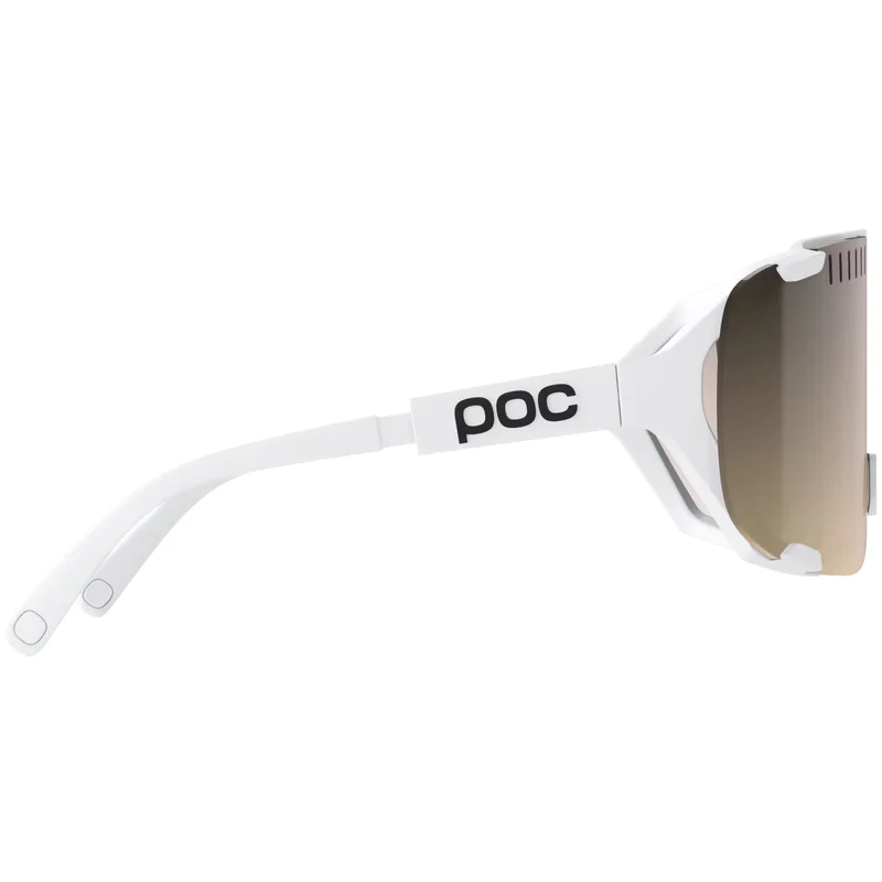 Occhiali Poc Devour Mid + - Hydrogen White Clarity Trail Silver