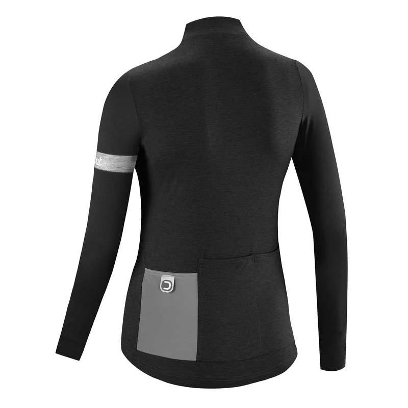 Maglia Dotout Donna Manica Lunga Block - Nero