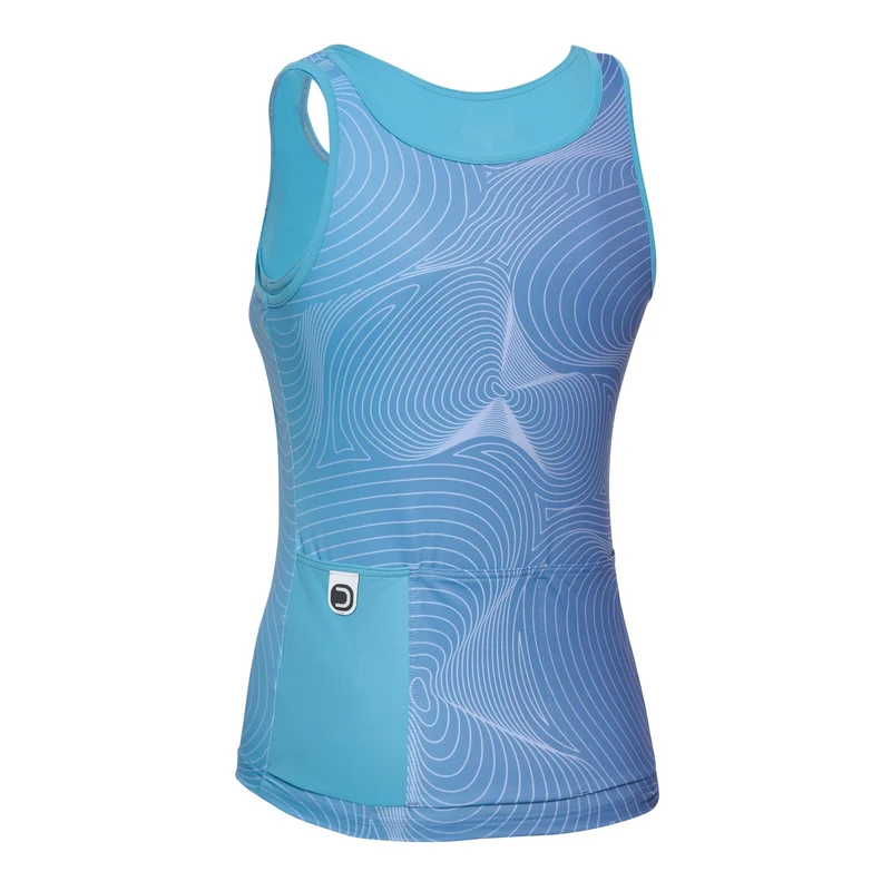 Top Dotout Donna Wave - Azzurro