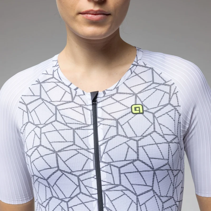 Body donna Ale Tri Focus - Bianco