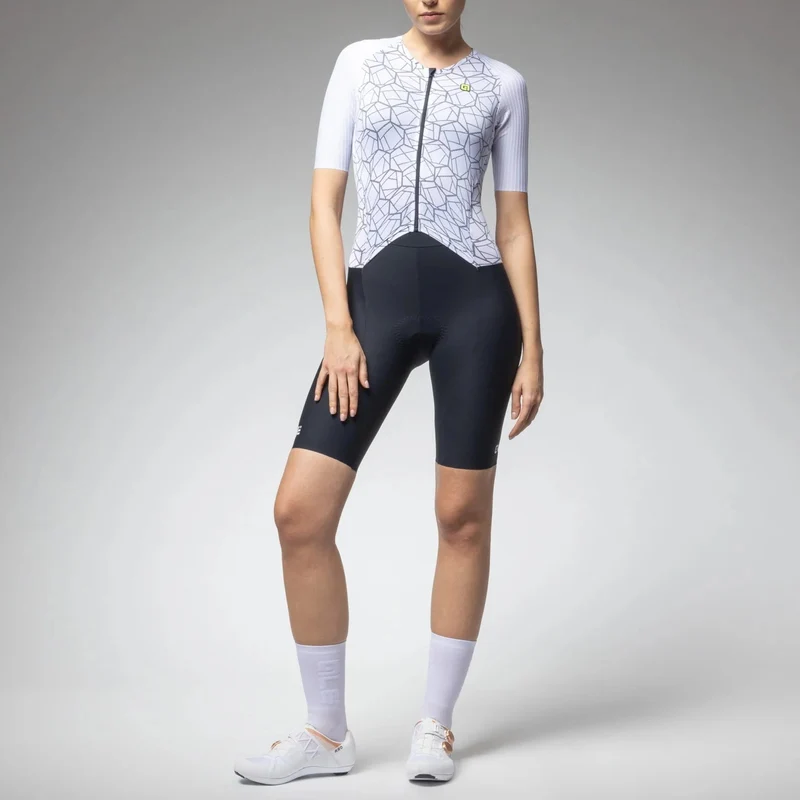 Body donna Ale Tri Focus - Bianco