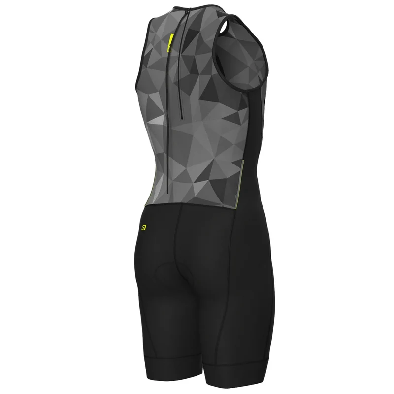 Body senza maniche Ale Tri Triple - Grigio