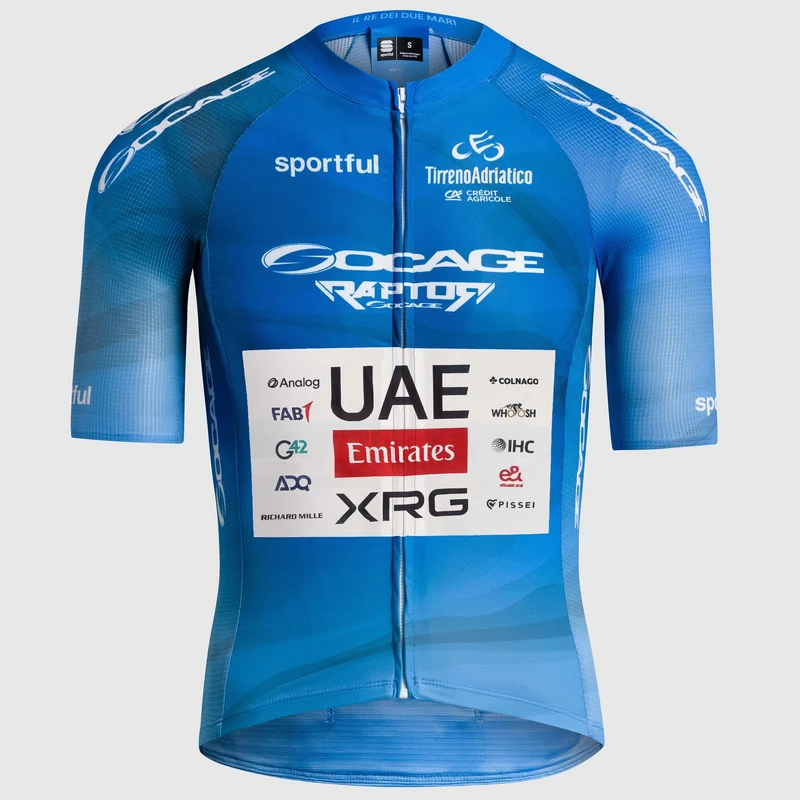 Maglia Azzurra Sportful Tirreno Adriatico 2026 Supernova - Uae Team Emirates XRG