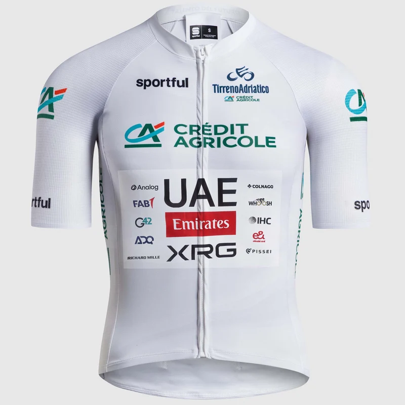 Maglia Bianca Sportful Tirreno Adriatico 2026 Supernova - Uae Team Emirates XRG