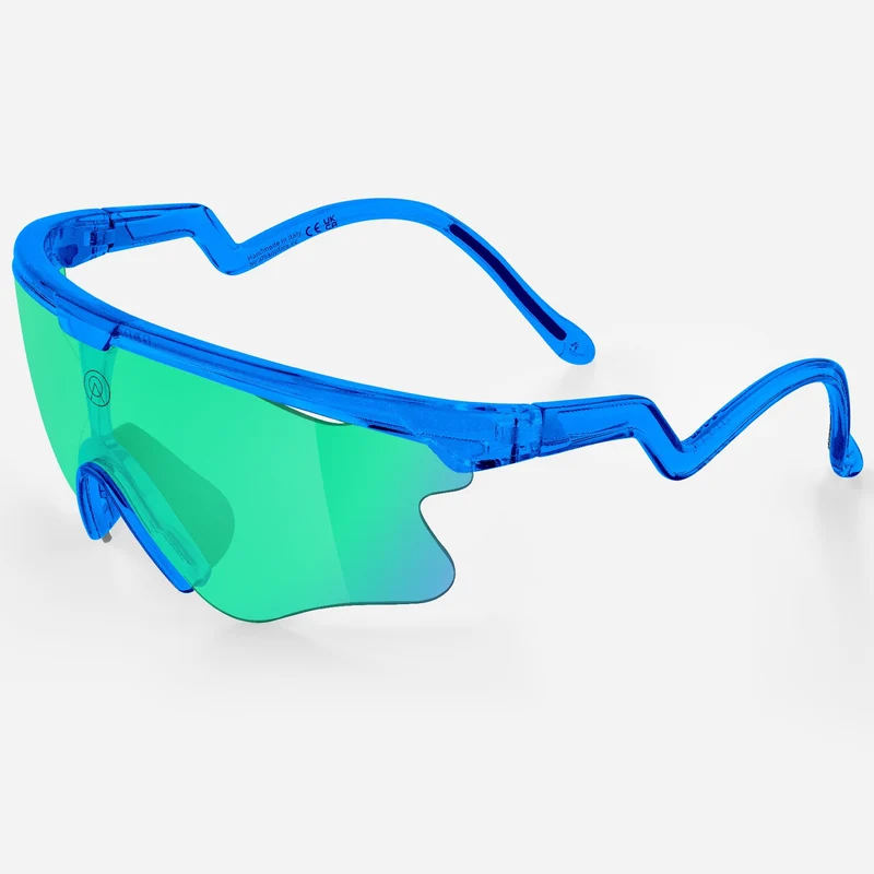 Occhiali Alba Optics Delta Lei - Blue Glossy Vzum F-Lens Beetle