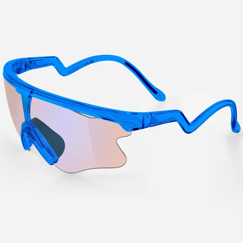 Occhiali Alba Optics Delta Lei - Blue Glossy Vzum F-Lens Flamingo