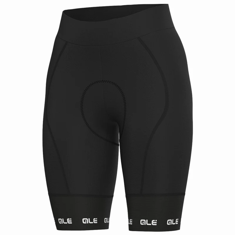 Pantaloncini donna Ale PR-E Strada 2.0 - Nero bianco