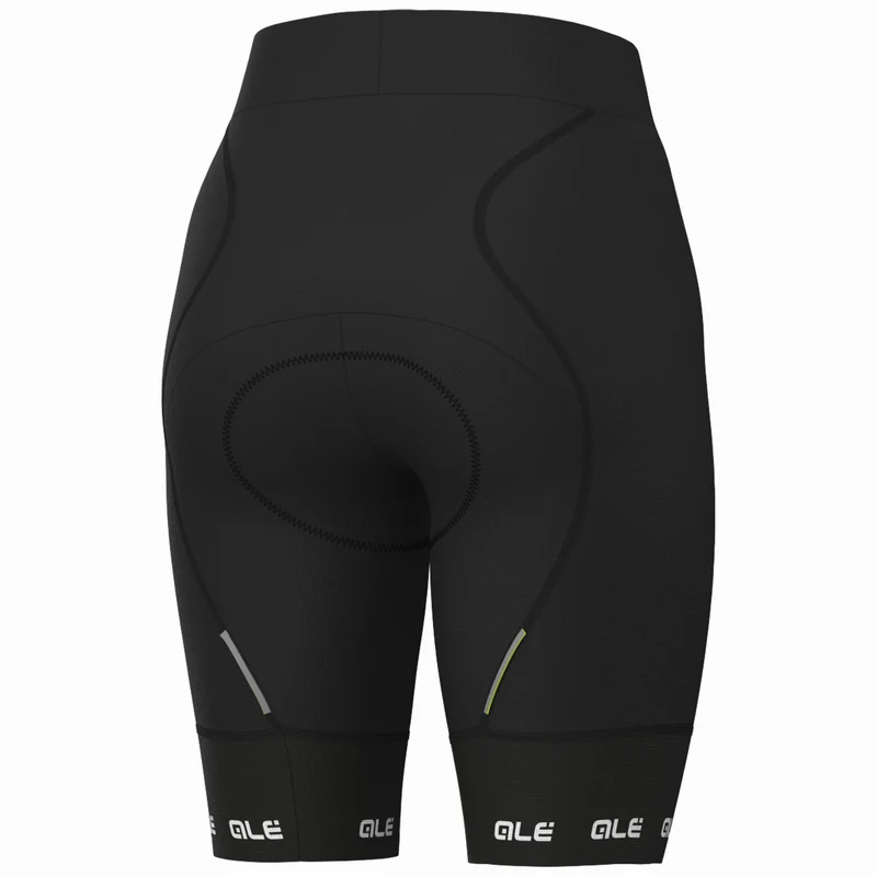 Pantaloncini donna Ale PR-E Strada 2.0 - Nero bianco