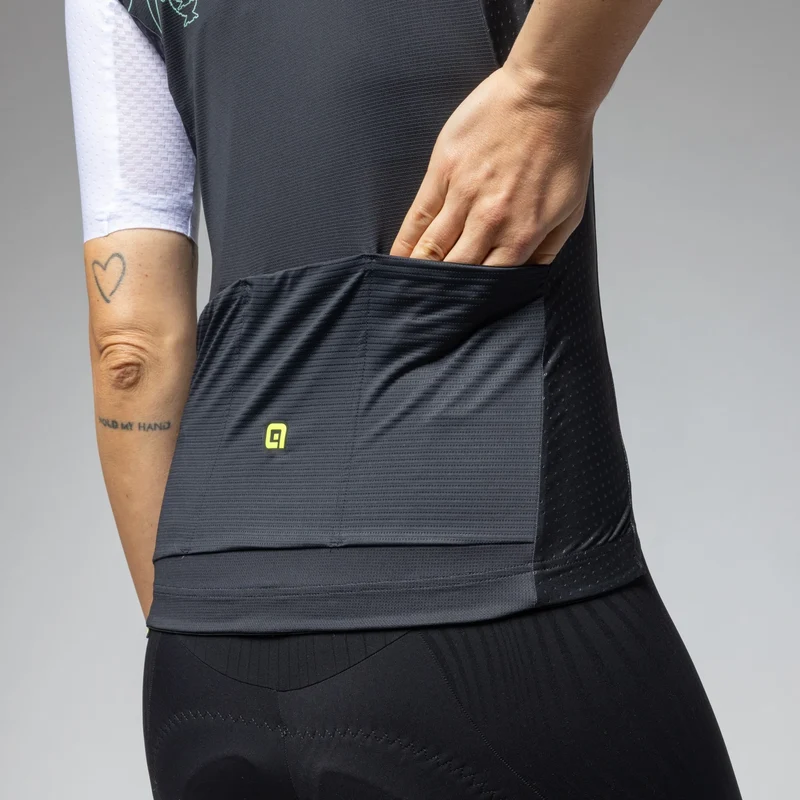 Maglia donna Ale PR-E Megabyte 2.0 - Nero