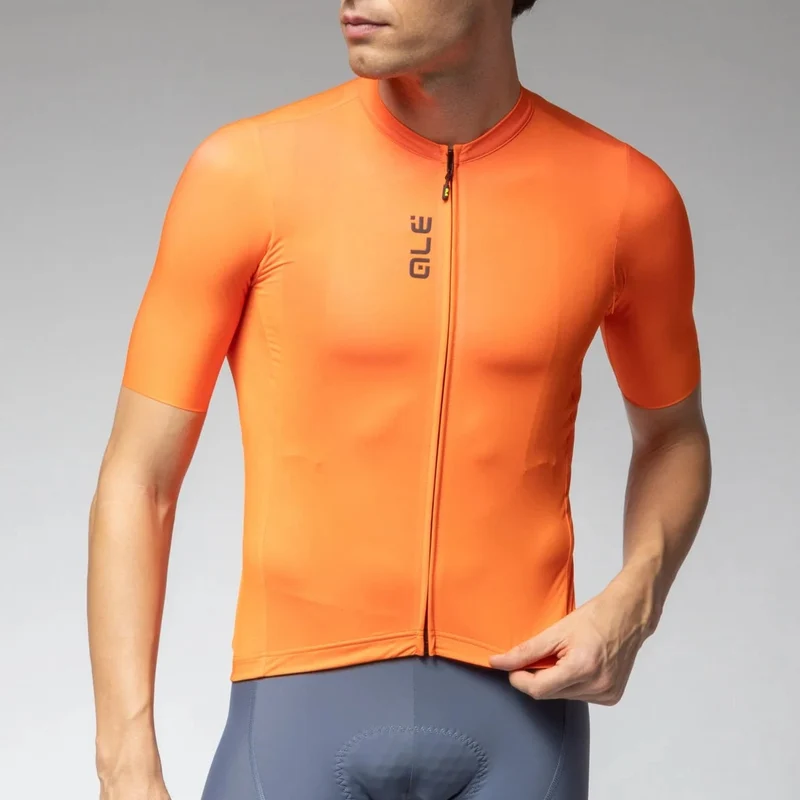 Maglia Ale Pragma Color Block - Arancio fluo