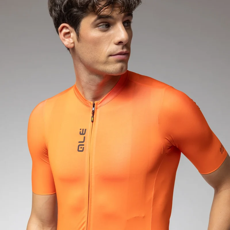 Maglia Ale Pragma Color Block - Arancio fluo