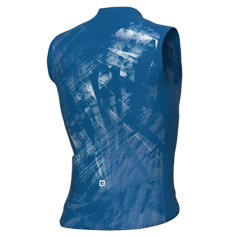 Maglia senza maniche Ale PR-E Mirror - Blu