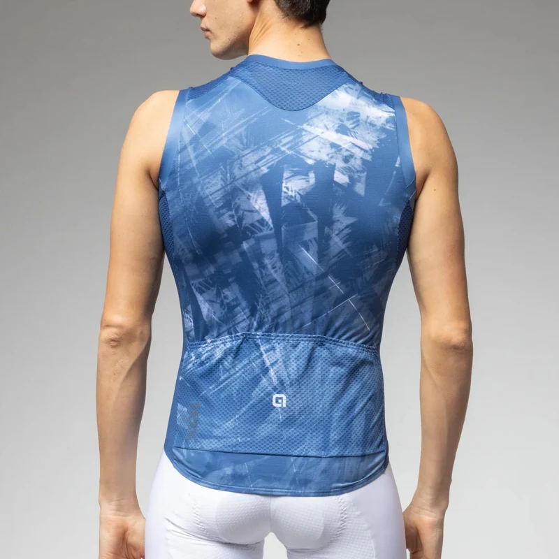 Maglia senza maniche Ale PR-E Mirror - Blu