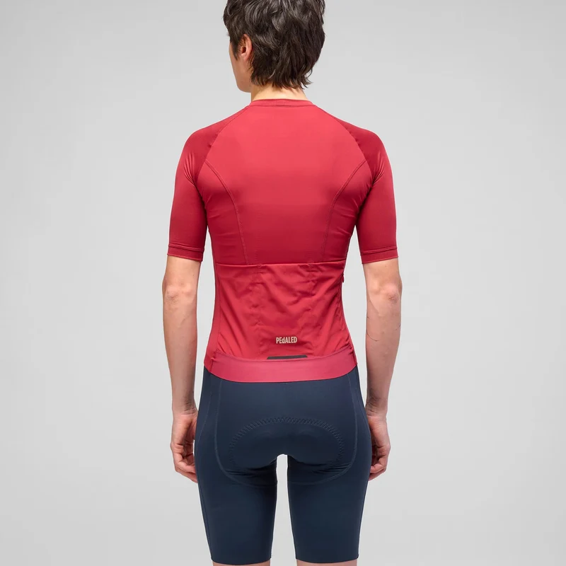 Maglia donna Pedaled Element Mesh - Rosso