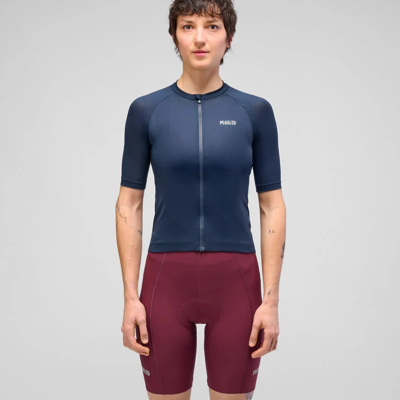 Maglia donna Pedaled Element Mesh - Blu