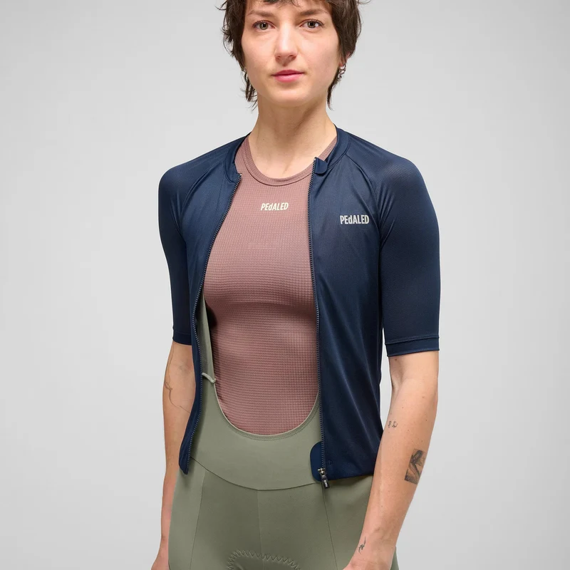 Maglia donna Pedaled Element Mesh - Blu