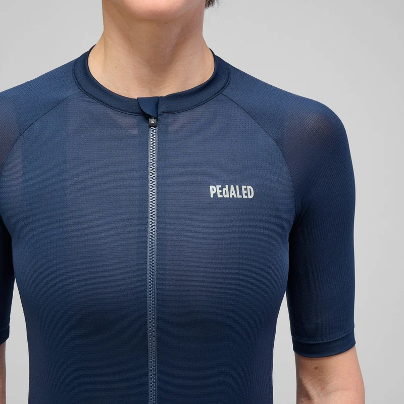 Maglia donna Pedaled Element Mesh - Blu