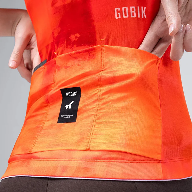 Maglia donna Gobik Stark Gerbera - Arancio
