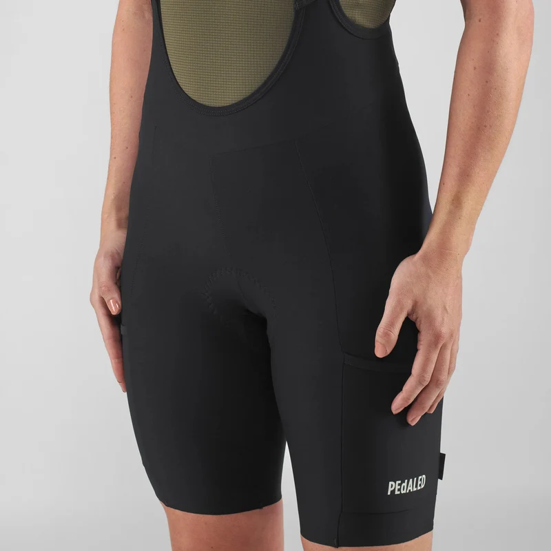 Salopette donna Pedaled Odyssey Training - Nero