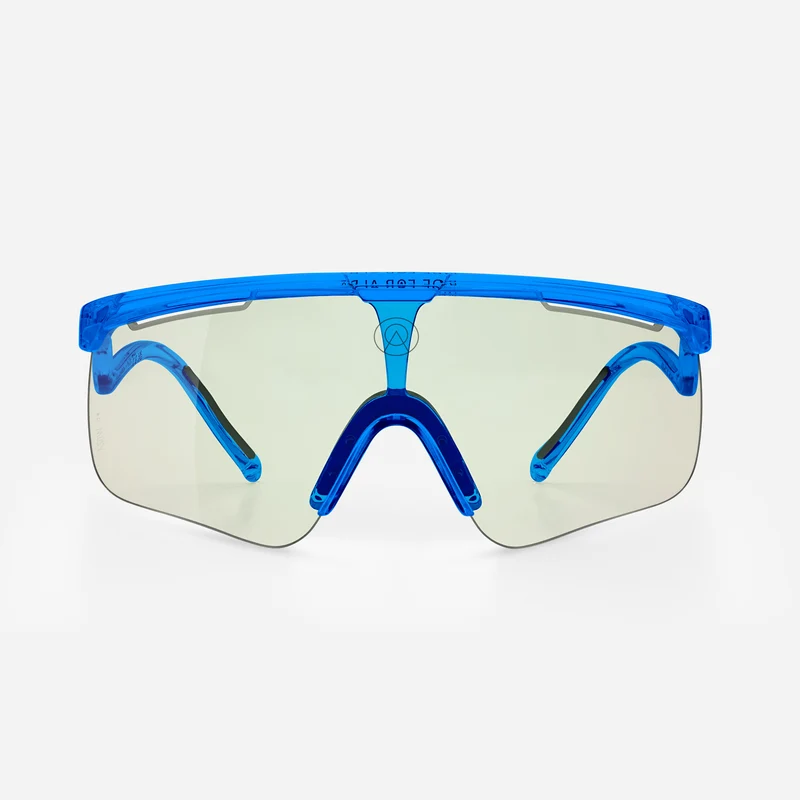 Occhiali Alba Optics Delta - Blue Glossy Vzum F-Lens Beetle