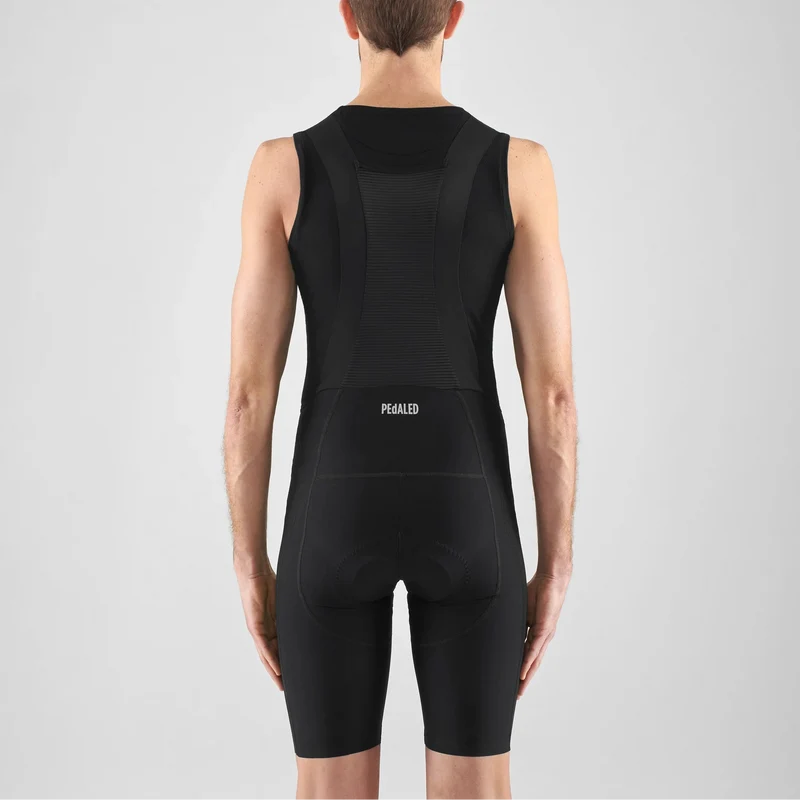 Maglia intima senza maniche Pedaled Element Merino - Nero