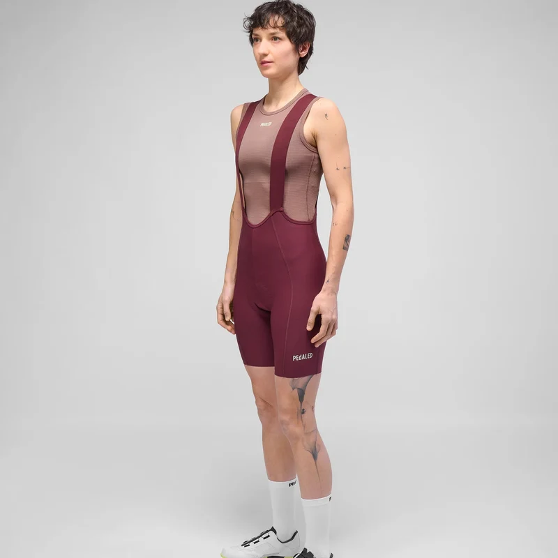 Salopette donna Pedaled Element - Bordeaux