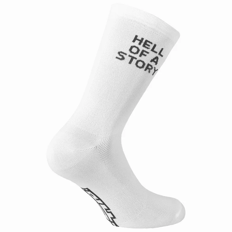 Calze Jëuf Pro Hell of a Story - Bianco