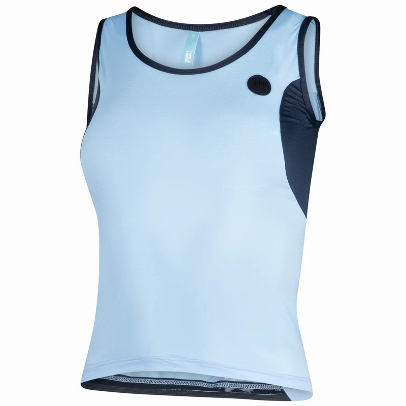 Maglia donna senza maniche Jëuf Train - Azzurro