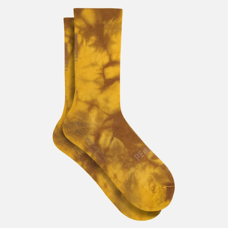 Calze Pedaled Element Tie Dye - Giallo