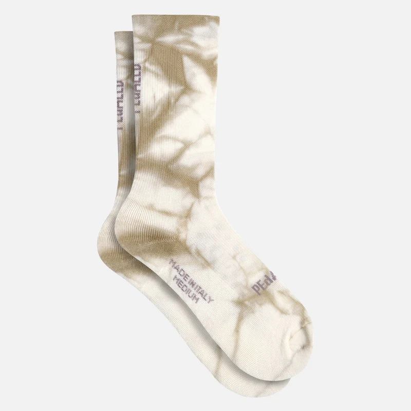 Calze Pedaled Element Tie Dye - Bianco