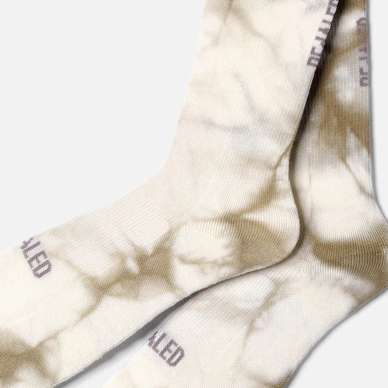 Calze Pedaled Element Tie Dye - Bianco