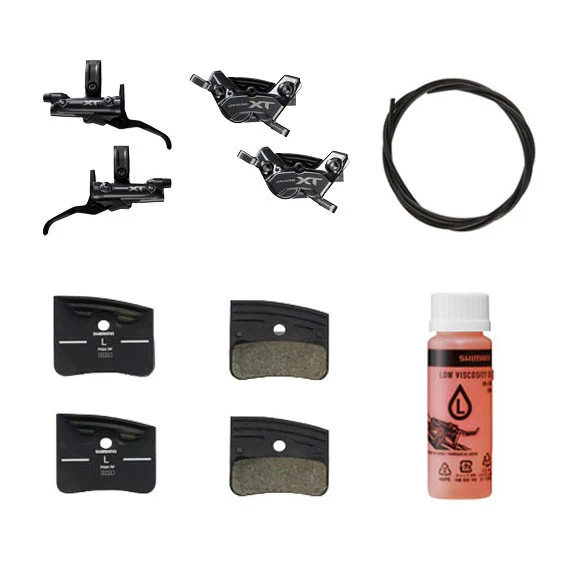 Kit freno Shimano Deore XT BRM8220JTBLM8200UPG - Coppia