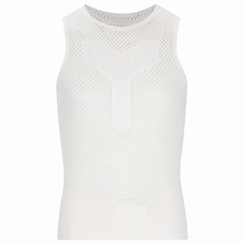 Maglia intima senza maniche Q36.5 Zero Mesh - Bianco