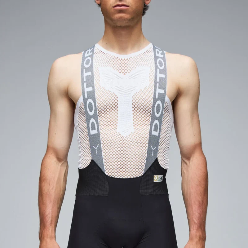 Maglia intima senza maniche Q36.5 Zero Mesh - Bianco