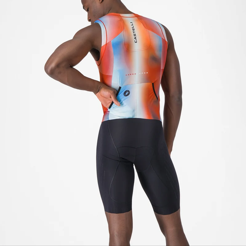 Body senza maniche Castelli Free Sanremo 3 Suit - Arancio