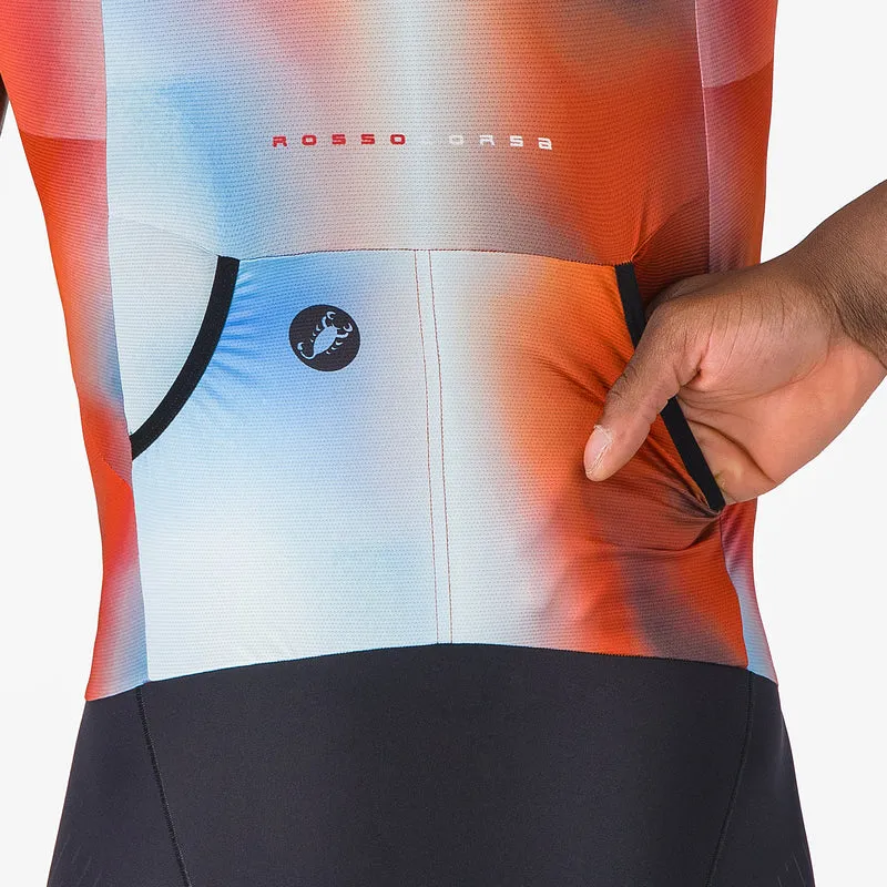 Body senza maniche Castelli Free Sanremo 3 Suit - Arancio