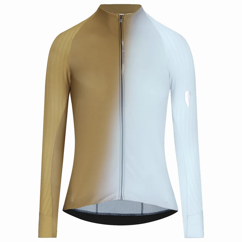 Maglia donna maniche lunghe Q36.5 Gregarius Hybrid Big Fade - Verde