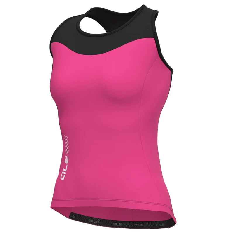 Top donna Ale Pragma Color Block - Rosa scuro