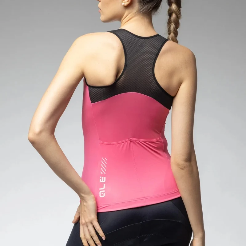 Top donna Ale Pragma Color Block - Rosa scuro