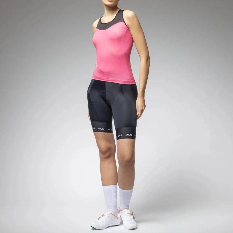 Top donna Ale Pragma Color Block - Rosa scuro