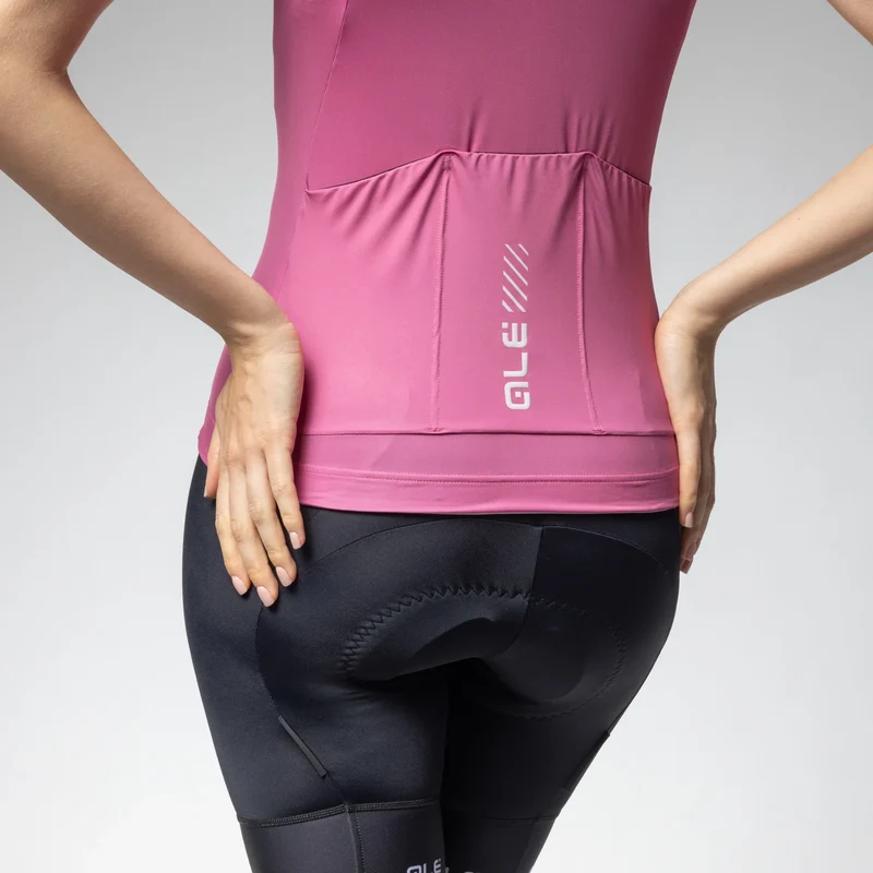 Maglia donna senza maniche Ale Pragma Color Block 2.0 - Rosa chiaro