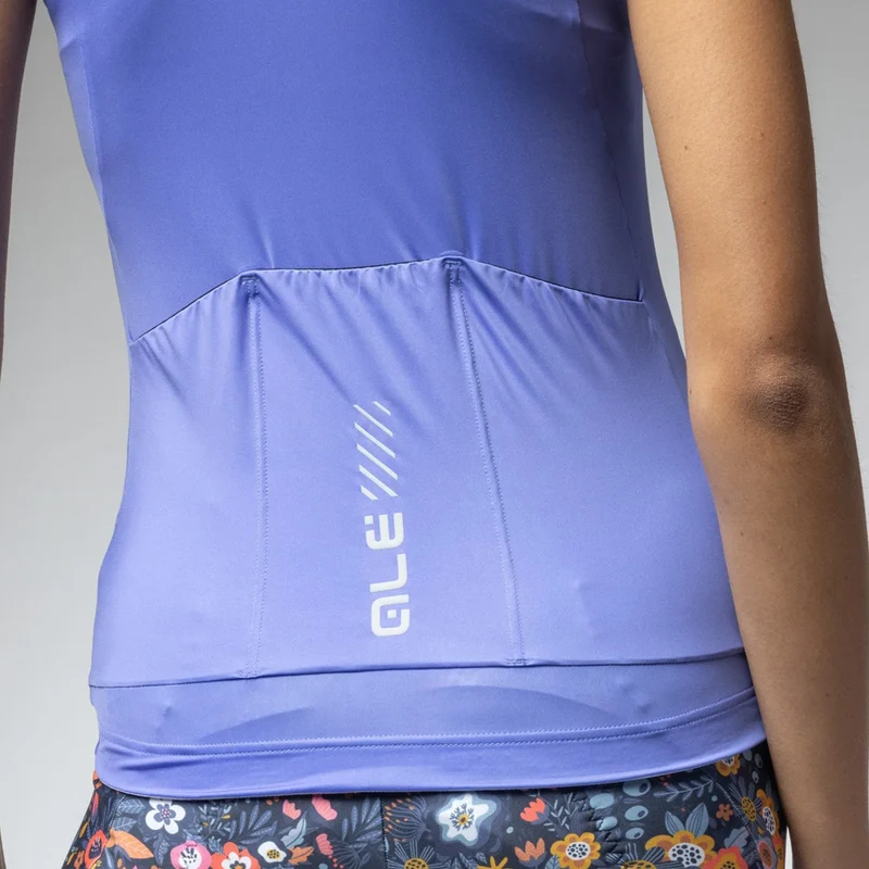 Maglia donna senza maniche Ale Pragma Color Block 2.0 - Azzurro